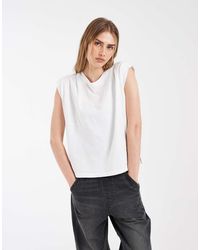 Levi's - Muscle Fit Tanktop Met Plooien - Lyst