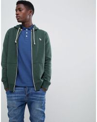 abercrombie and fitch green hoodie