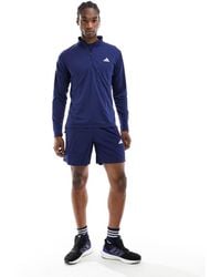 adidas Originals - Adidas Training Essentials Half Zip Top - Lyst