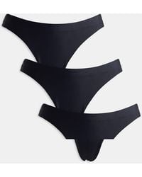 ONLY - 3 Pack Seamless Thong - Lyst
