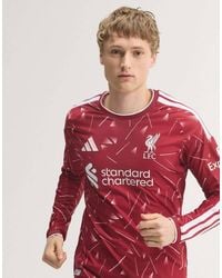 adidas Originals - Liverpool Fc 26/27 Home Authentic Jersey Long Sleeve - Lyst