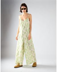Glamorous - V-Neck Jumpsuit - Lyst