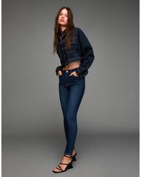 Bershka - Super High-waist Soft Skinny Jeans - Lyst