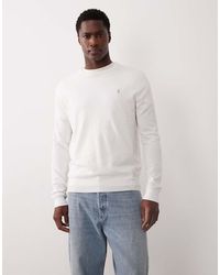 Polo Ralph Lauren - Icon Logo Slim Fit Fine Knit Cotton Jumper - Lyst
