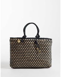 Mango - – handtasche aus gewebtem bast - Lyst