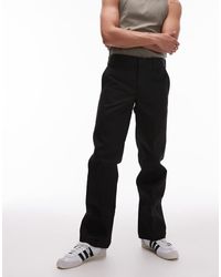 Dickies - Pantalones Negros Estilo Worker De Corte Slim Recto 873 De - Lyst