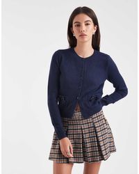 Hollister - Bow Detail Cardigan - Lyst