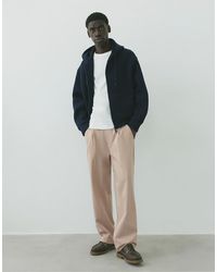 Pull&Bear - Tailored Fit Wide Leg Trousers - Lyst