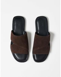 ASOS - Sandales à brides en daim - Lyst