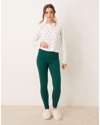 ASOS - Mix & Match Pyjama leggings With Exposed Waistband - Lyst