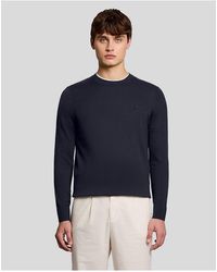 Lyle & Scott - Tonal Superfine Crew Neck Jumper - Lyst