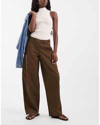 JJXX - High Waisted Barrel Fit Trousers - Lyst