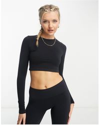 Pull&Bear - Long Sleeve Second Skin Top Co-ord - Lyst