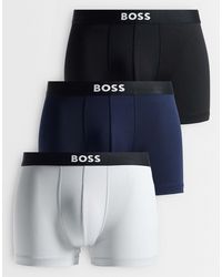 BOSS - One 3 Pack Micro Front Icon Logo Trunks - Lyst