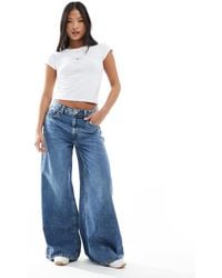 ASOS - Asos design petite – weit geschnittene jeans - Lyst