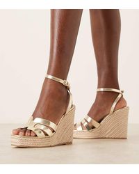 Glamorous - Espadrilles Wedge Heeled Sandals - Lyst