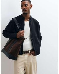 ASOS - Relaxed Compact Knitted Over Shirt - Lyst
