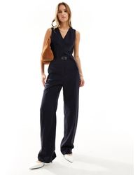 Mango - Waistcoat Tailored Jumpsuit - Lyst