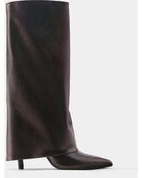 Pull&Bear - Heeled Footed leggings Boots - Lyst
