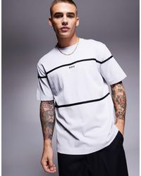 BOSS - Tercy Tape Central Logo T-shirt Relaxed Fit - Lyst