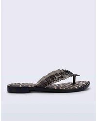 Melissa - X Ganni Slim Flip Flops - Lyst