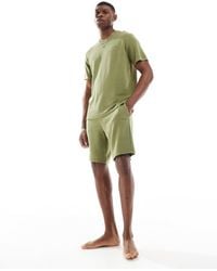 BOSS - Boss Bodywear Co-ord Ribbd T-shirt - Lyst