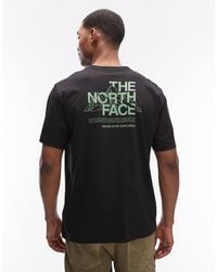 The North Face - Mountain Sketch Backprint T-Shirt - Lyst