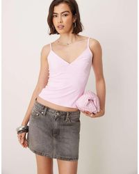 ASOS - Polyamide Bust Cup Cami Top - Lyst