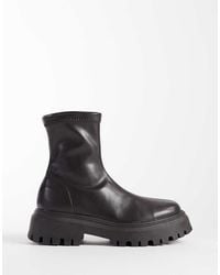 ASOS - Autumn Chunky Sock Ankle Boots - Lyst