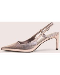 Public Desire - Salsa Cracked Sling Back Pointed Toe Heels - Lyst