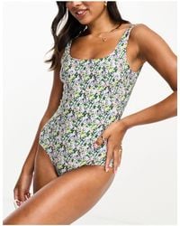 & Other Stories - Reversible Scoop Neck Swimsuit - Lyst