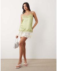 Gina Tricot - Co-ord Lace Frill Mini Skirt - Lyst