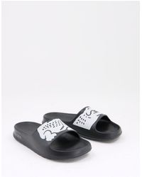 Chanclas de dedo y de pala Lacoste de mujer: hasta el 20 % de descuento |  Lyst