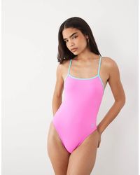 Speedo - Solid V-Back 2.0 Swimsuit - Lyst