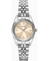 Sekonda - Francis 26Mm Analogue Watch With Alloy Round Case, Stainless Steel Bracelet And Rose Dial - Lyst