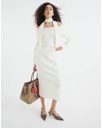 River Island - Knitted Maxi Skirt - Lyst