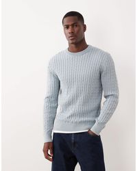 Mango - Cable Knit Jumper - Lyst