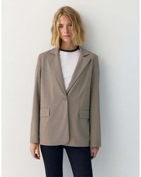 Pull&Bear - Blazer Basic Talpa - Lyst