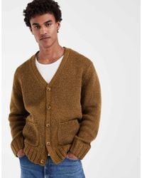 Levi's - Mammoth Button Up Knitted Cardigan - Lyst