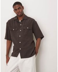 Mango - Regular Fit Pocket Detail Shirt - Lyst