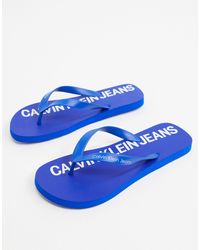calvin klein flip flops sale
