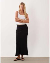 ASOS - Linen Bias Midaxi Skirt - Lyst