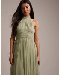 Lipsy Halter Neck Midi Dress | Lyst UK
