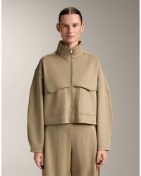 Oysho - Boxy Neoprene-effect Jacket - Lyst