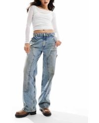 ASOS - Timmermansjeans Met Rechte Pijpen En Vintage Wassing - Lyst