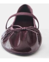 Pull&Bear - Gathered Ballerina Pumps - Lyst