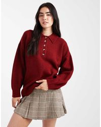 ASOS - Knit Compact Rugby Shirt - Lyst