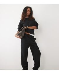 ASOS - Asos Design Tall Cuffed Brushback joggers - Lyst