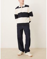 ASOS - baggy Indigo Jean With Exposed Button Fly - Lyst