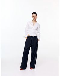 Pull&Bear - Contrast Tracksuit Trousers - Lyst